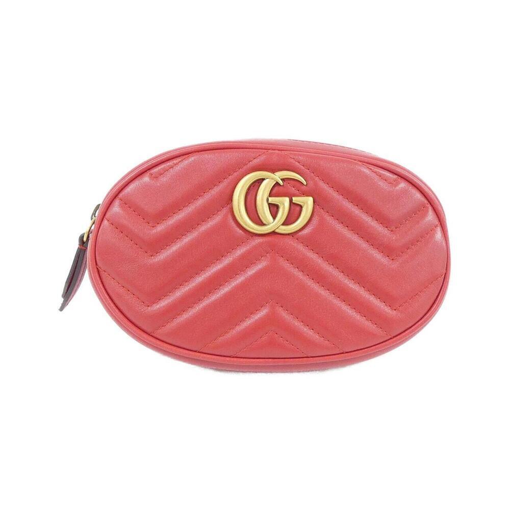 GUCCI Red GG Marmont Fanny Pack